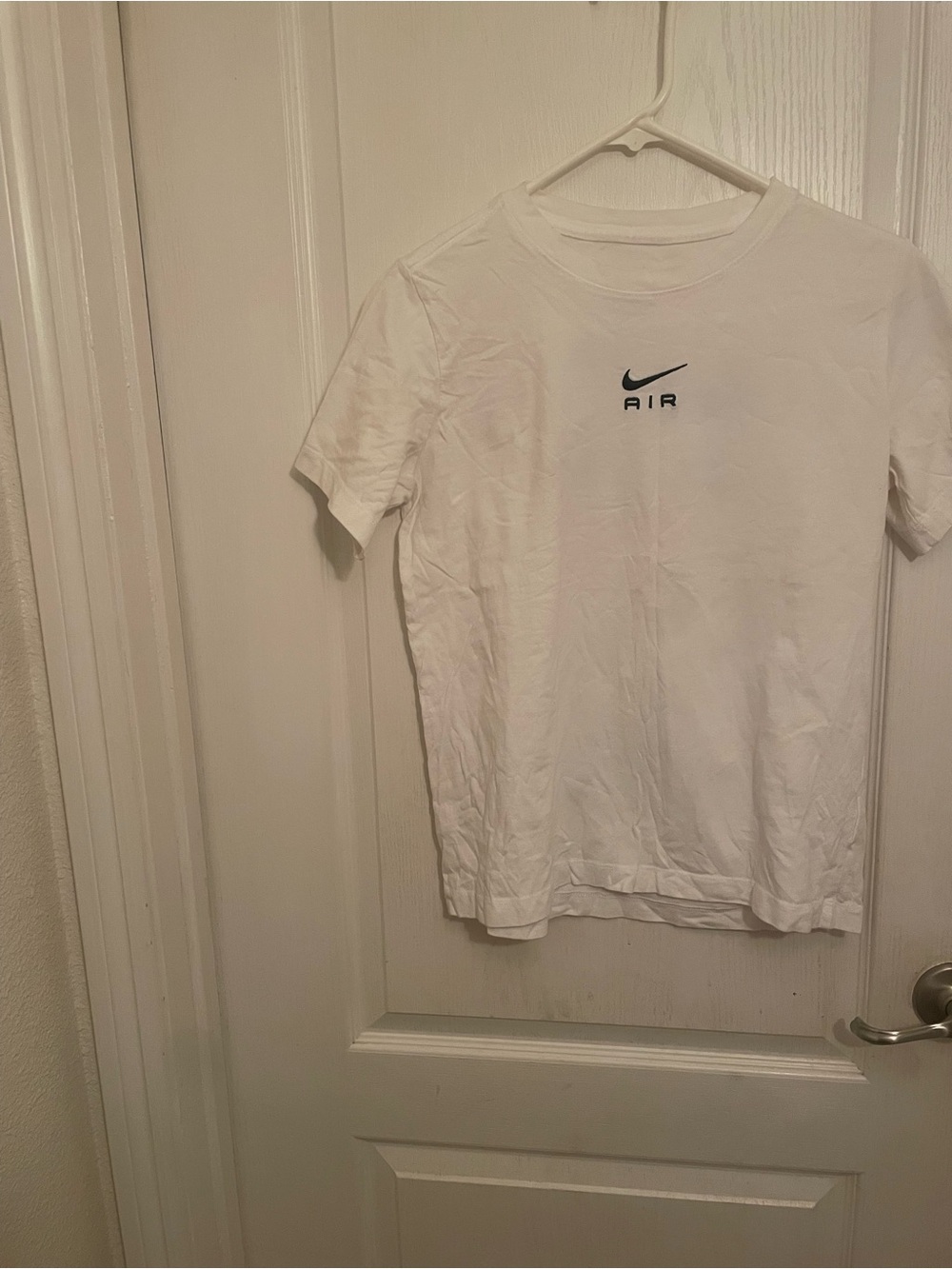 Nike kids White Short Sleeve AIR Logo Tee